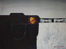 Landschaft Abstract Ölbild