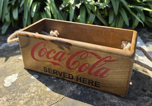 Coca cola deko holzkiste mit - holzkiste,