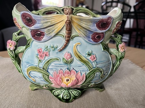 Jardiniere majolika - jardiniere,,