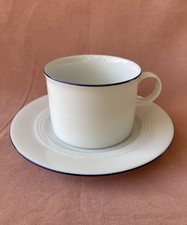 Friesland Kaffeetasse Untertasse Kleine Brise Tee-Tasse mit blauem Streifen