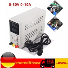 0-30V 0-10A Digital DC Netzteil Einstellbar Netzteil Labornetzgerät Power Supply