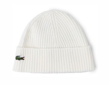 LACOSTE MÜTZE WEISS BEANIE