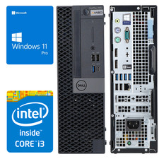 Dell Optiplex 7070 SFF i3-8100 (3.6GHz) 8/16/32GB - 0/256/512/1024GB Windows 11