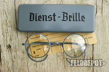 WK2 WH Dienst - Brille Dienstbrille inkl. Etui WWII Army Glasses