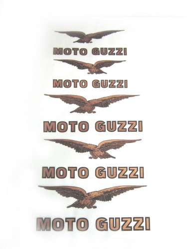 Moto guzzi aufkleber - guzzi, satz