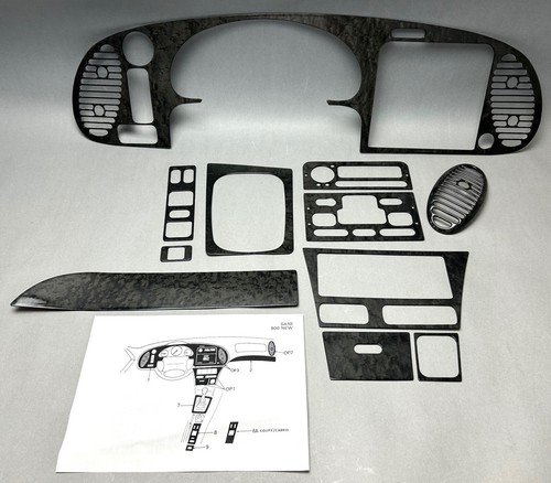 Saab 900 echt ahorn - saab, set