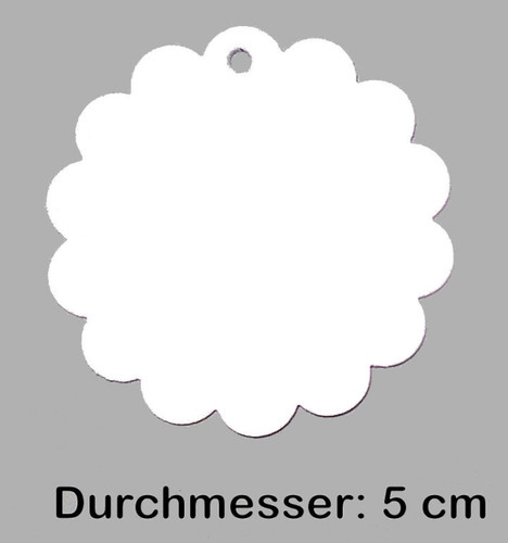 Geschenkanhänger rund cm - 30,