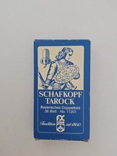 Schafkopf Tarock Spielkarten, Bayerisches Doppelbild, No.11201