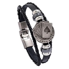 Poker karten armband punk - poker,