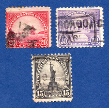 Klassik USA /  1922/23  Golden Gate + Arlington Amphitheater + Statue of Liberty