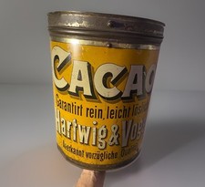 Antik Cacao Blechdose Alt 1900 Hartwig & Vogel Tante Emma Knauf Schokolade Gross