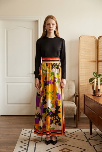Vintage 60s 70s dress - 60s,