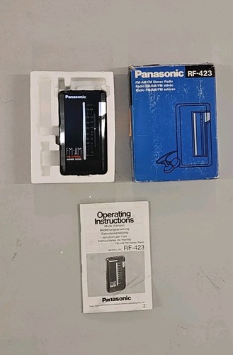 Panasonic 423 mini radio - panasonic, fm