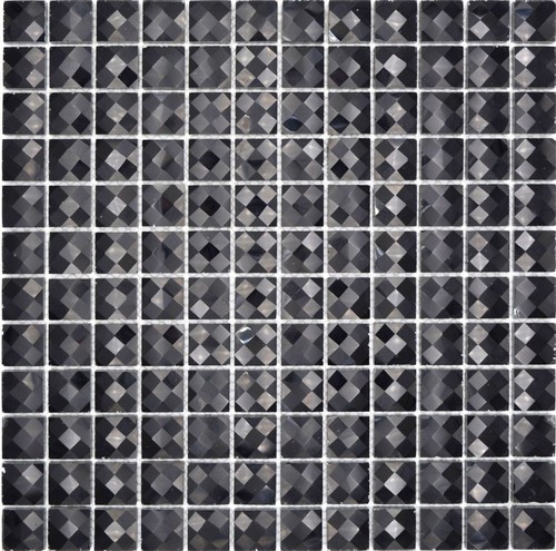 Glasmosaik quadrat crystal - glasmosaik,