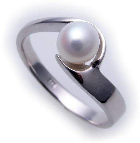 Damen ring echt weißgold - damen, 585