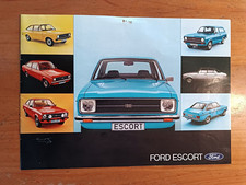 Original Prospekt Ford Escort