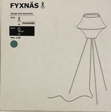 IKEA  Fixnäs Standleuchte Türkis 130cm Stehlampe Lampe 604.640.54 NEU OVP