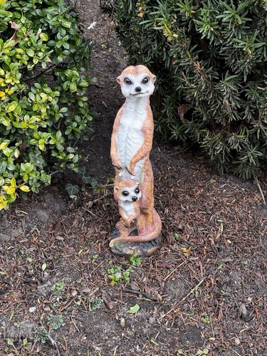 Dekofigur erdmännchen mit - dekofigur,
