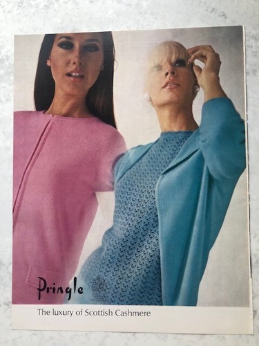 1967 werbung pringle luxus - werbung,