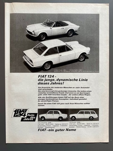 Fiat 124 sport coupe - &, spider