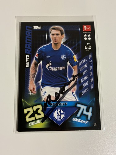 Benito raman autogramm topps - autogramm,
