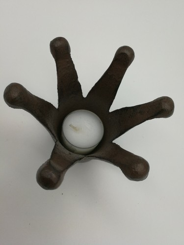 Teelichthalter krone gusseisen - teelichthalter,