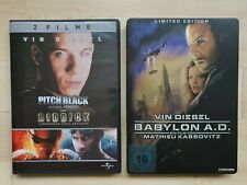 [DVD] 3 Vin Diesel / Babylon A. D. Steelbook Premium + Pitch Black + Riddick