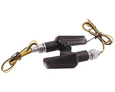 Blinker VANEZ Rider LED schwarz Mini klein Universal Motorrad Roller Mofa Moped