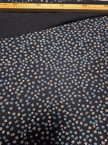 Sommersweat blumen blau 50cm - blumen, x