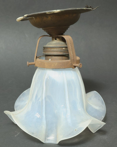 Alte blaue jugendstil lampe - blaue,