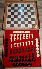 Schachspiel Mühlespiel Koffer