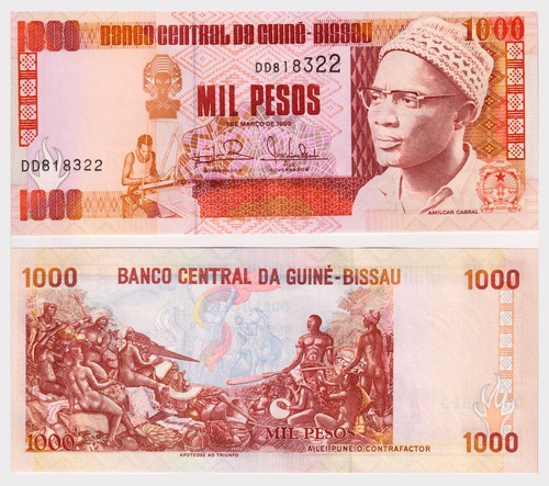 Guinea bissau 1000 pesos - guinea-bissau, 1993