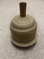 Antiker Wäschestampfer, Messing, um 1920, WASCHRASCH DRP Deutsches Reich Patent