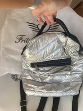 FRITZI AUS PREUSSEN • Veganer Rucksack • NEUWERTIG ❤️ • Silber/schwarz