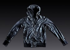 GIORGIO BRATO LEDERJACKE mit Kapuze M / Gr. 50 NP $2000