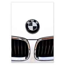 Poster WandTattoo Sticker Aufkleber BMW-Emblem und Grill Nr. H5859_PLNS