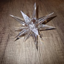 1x transparenter Stern 14cm