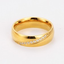 Edelstahl Ring Verlobungsring