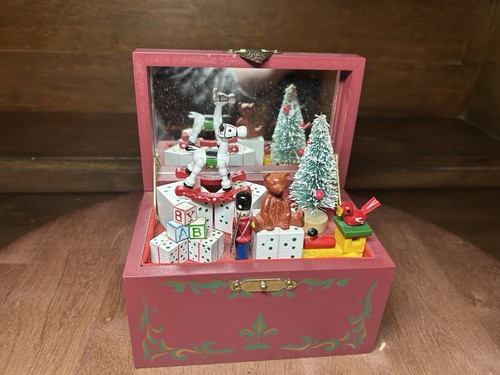 Spieluhr holzkiste weihnachten - spieluhr,