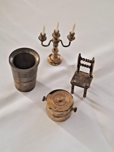 Vintage miniatur messing - vintage,