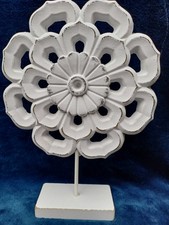 Vintage Deko Blume Weiß