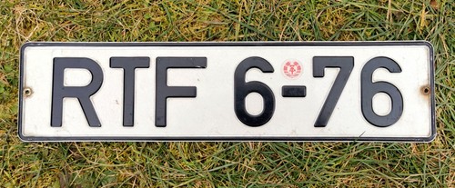 Altes kfz kennzeichen - altes, kfz-kennzeichen