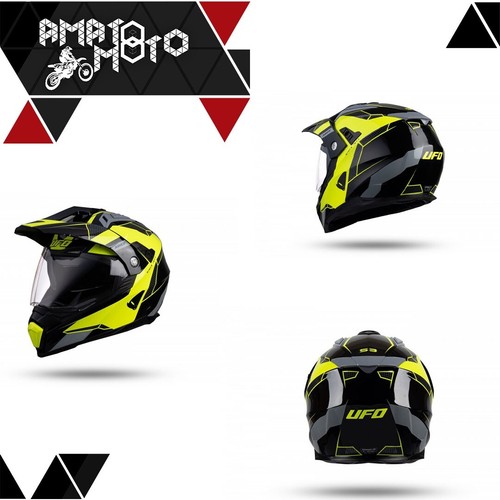 Helm ufo motocross enduro - helm,