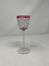Vel Saint Lambert Römer Glas Antik Vintage Rose wine Glas Baccarat  