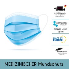 Medizinische OP Masken, Mundschutz, EU-Produkt Typ IIR 2R EN 14683 Staffelpreise