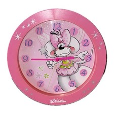 Diddl Wanduhr Funktioniert Diddlina rosa Thomas Goletz Retro Vintage Kinder Uhr