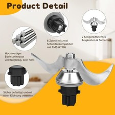 Teigmesser Mixmesser Zubehör