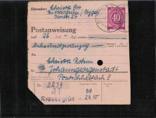 Kontrollrat 1946 postanweisung - kontrollrat,