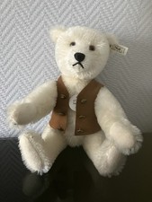 Steiff 407178 Teddy Bu 1925 weiß 30 cm in OVP mit Zertifikat