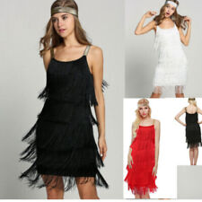 Damen Ärmellos Flapper Swing